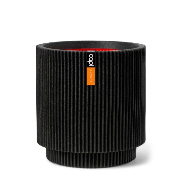 Vaso cylinder Groove NL 44x46 black